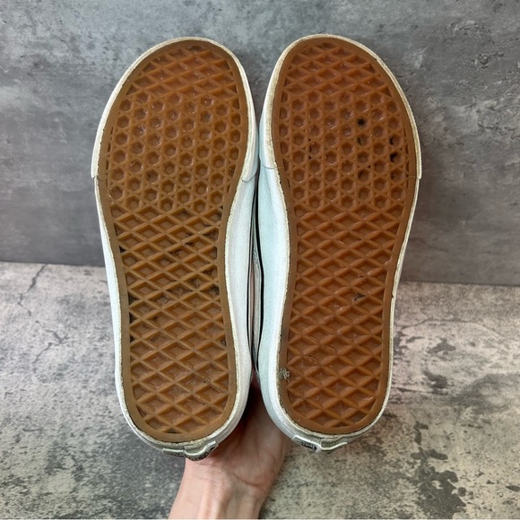 Vans Old Skool Sneakers Womens sz 6 - pink/white satin - Picture 5 of 7